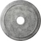 Ekena Millwork Crendon Medallion (Canopies up to 4 3/8"), 24 1/8"OD x 4 3/8"ID x 2 1/4"P, Ultra Pure White Crackle CM24CRUWC - alternate 1